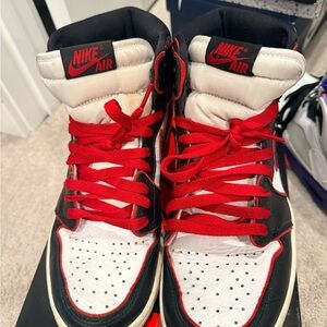 Nike Air Red and Black High-Tops